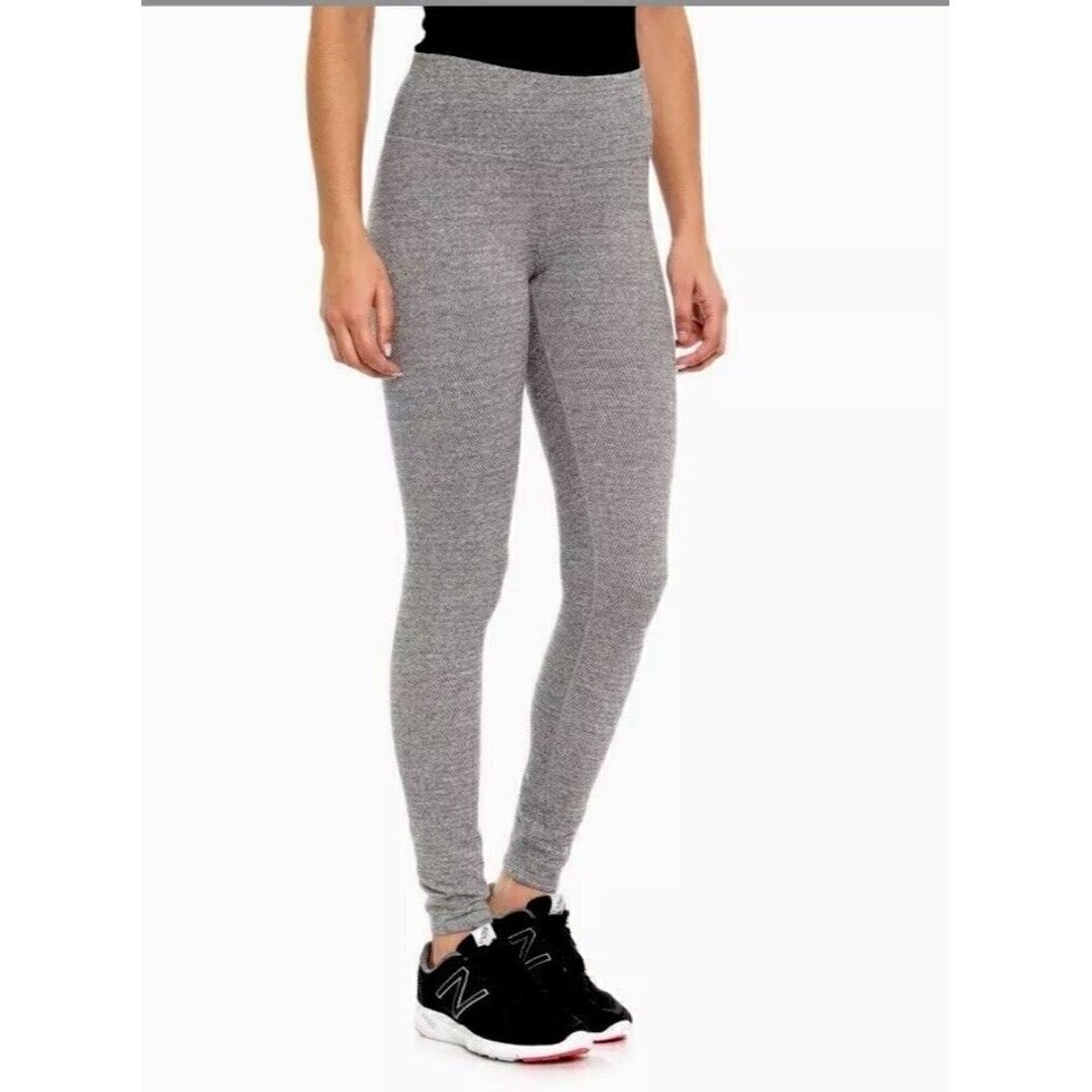 Kyodan Heather Gray Full Length Athletic Leggings S